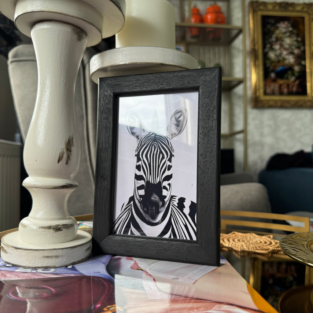 10x15 cm Meşe Oval Siyah Çerçeve Evinize Özel Bir Dokunuş ve Hediye Önerisi - FlorenziArt