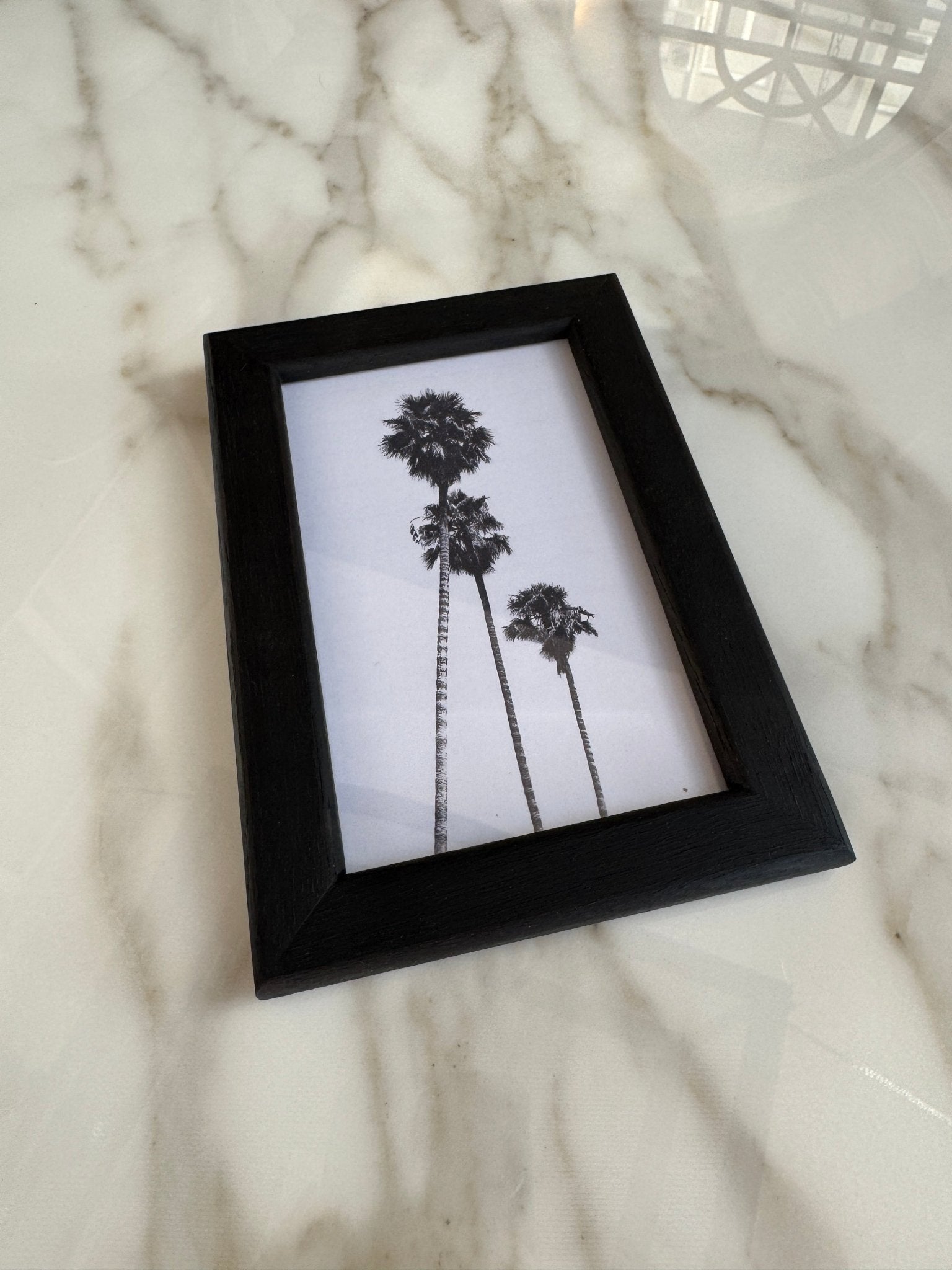 10x15 cm Meşe Oval Siyah Çerçeve - FlorenziArt