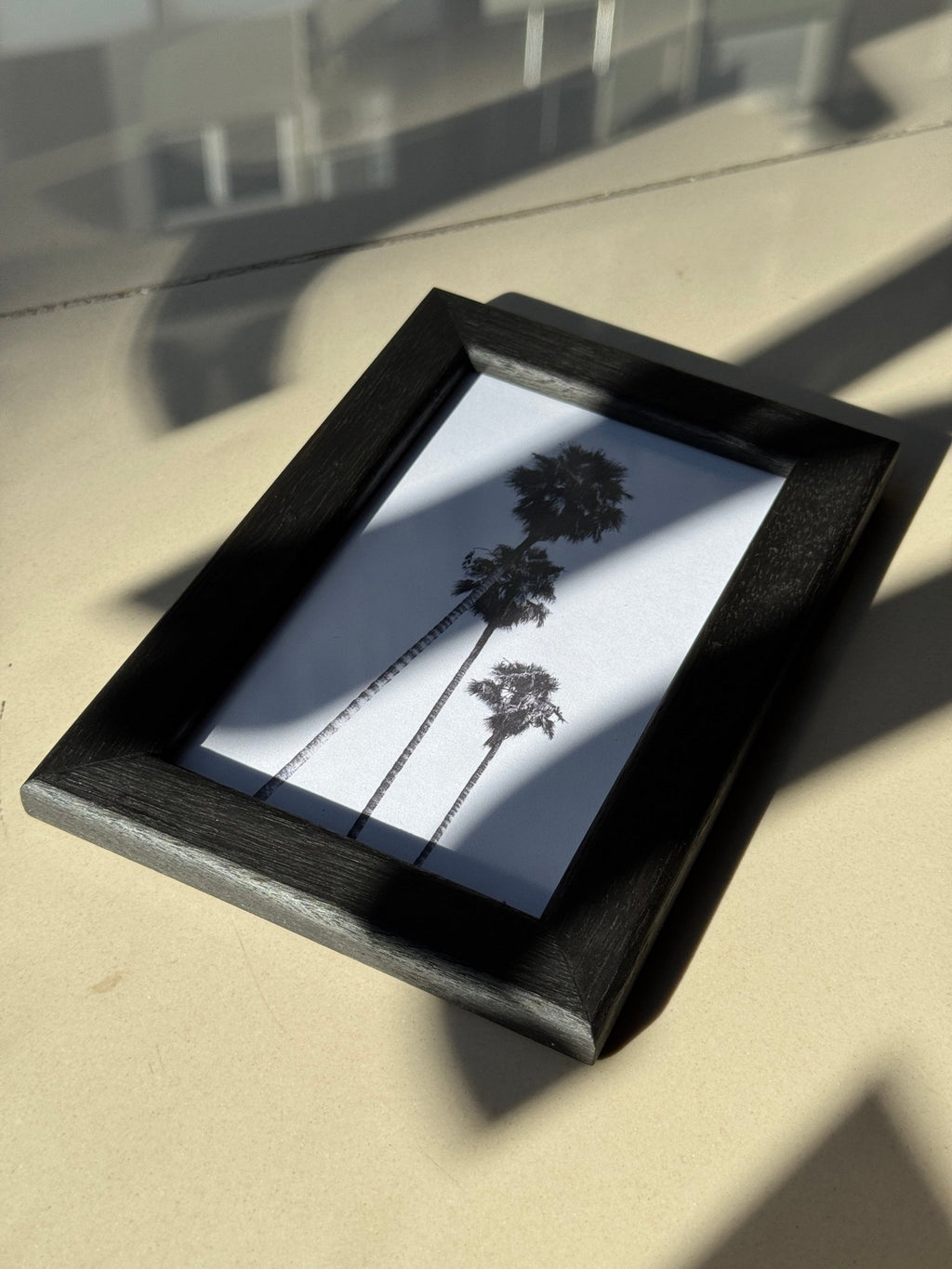 10x15 cm Meşe Oval Siyah Çerçeve - FlorenziArt