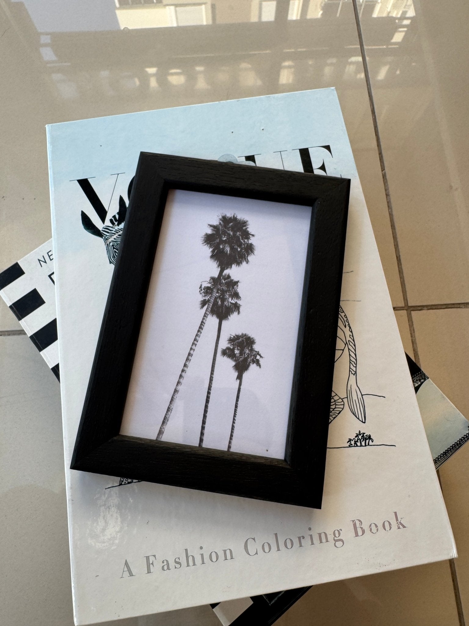 10x15 cm Meşe Oval Siyah Çerçeve - FlorenziArt