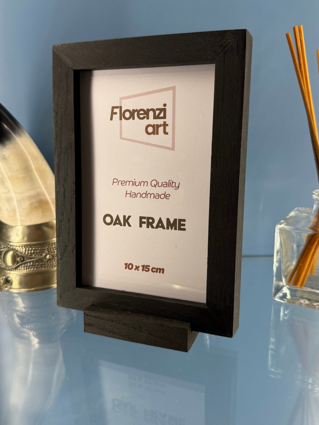 10x15 cm Meşe Siyah Ahşap Çerçeve - FlorenziArt