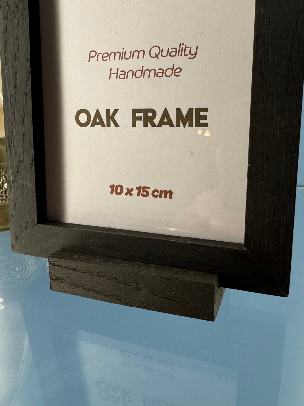 10x15 cm Meşe Siyah Ahşap Çerçeve - FlorenziArt