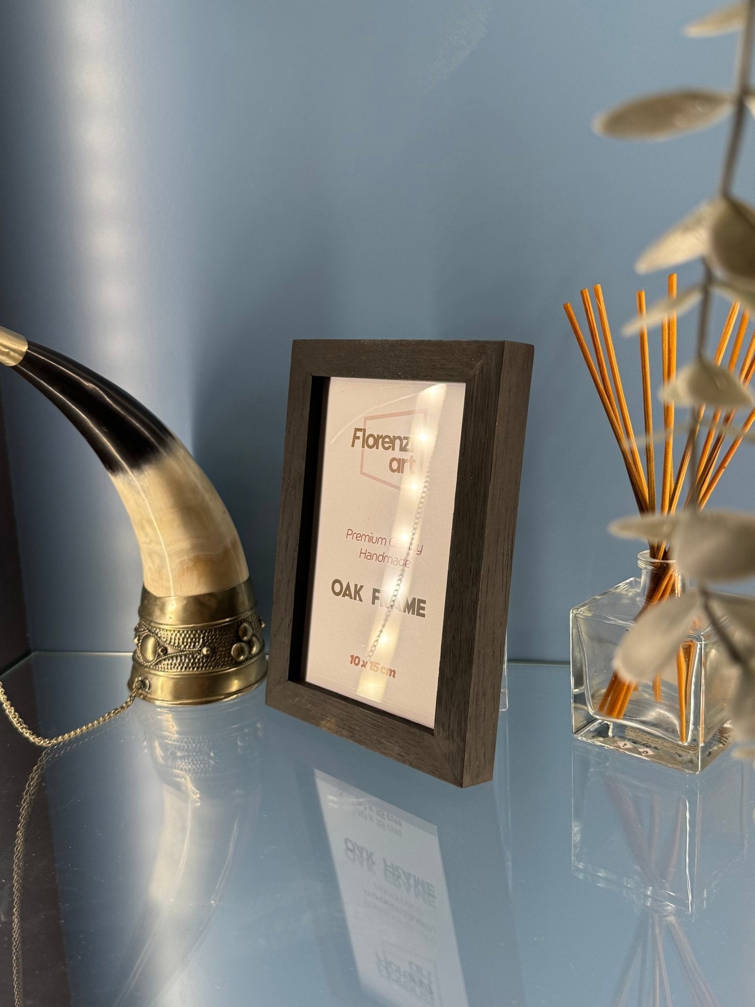 10x15 cm Meşe Siyah Ahşap Çerçeve - FlorenziArt