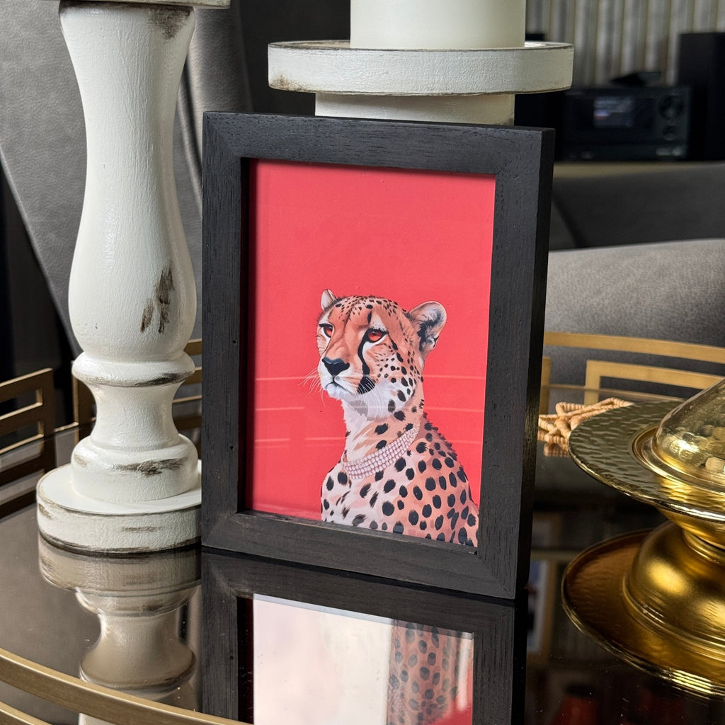 10x15 cm Siyah Meşe Ahşap Çerçeve | El Yapımı Modern Fotoğraf ve Sanat Baskı Çerçevesi - FlorenziArt