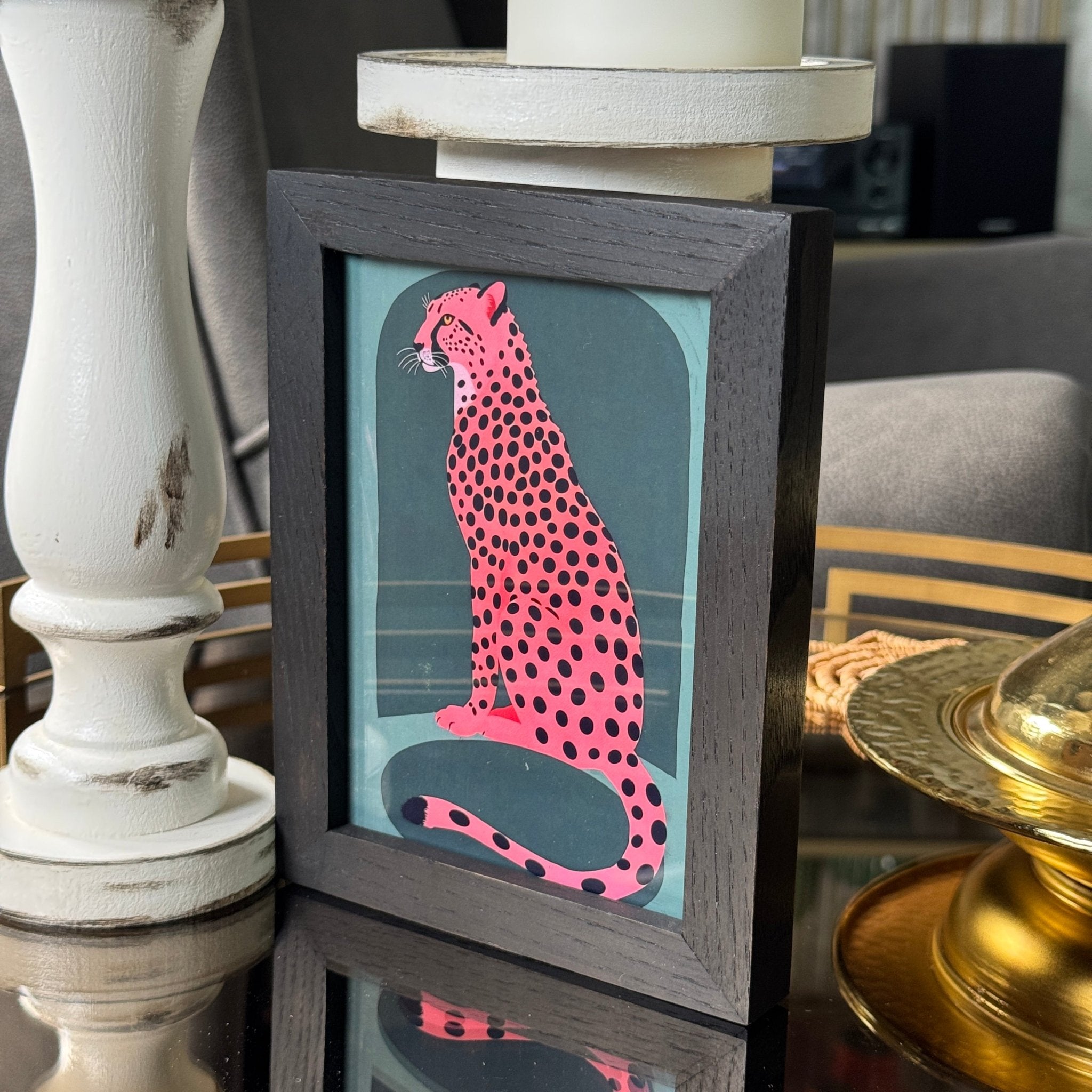 10x15 cm Siyah Meşe Ahşap Çerçeve | El Yapımı Modern Fotoğraf ve Sanat Baskı Çerçevesi - FlorenziArt