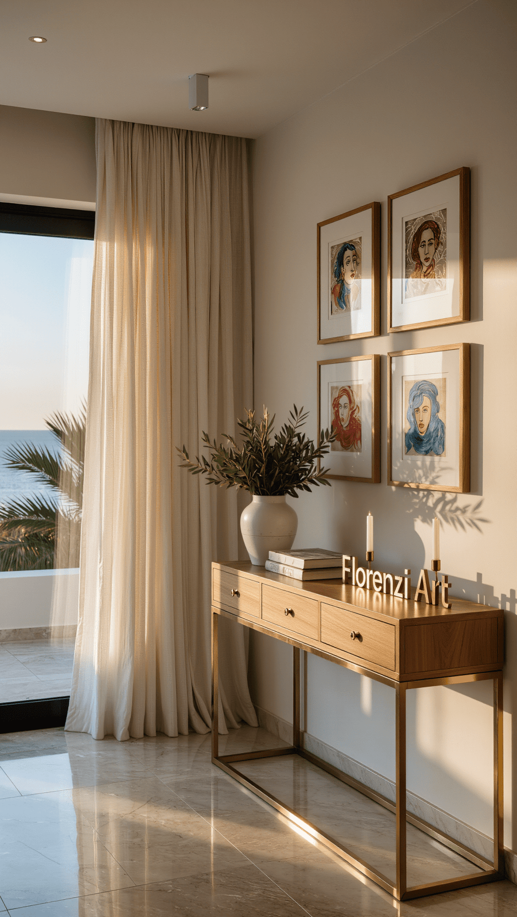 21x30 cm Meşe Naturel Ahşap Çerçeve | El Yapımı Poster ve Sanat Baskı Çerçevesi A4 Boyut - FlorenziArt