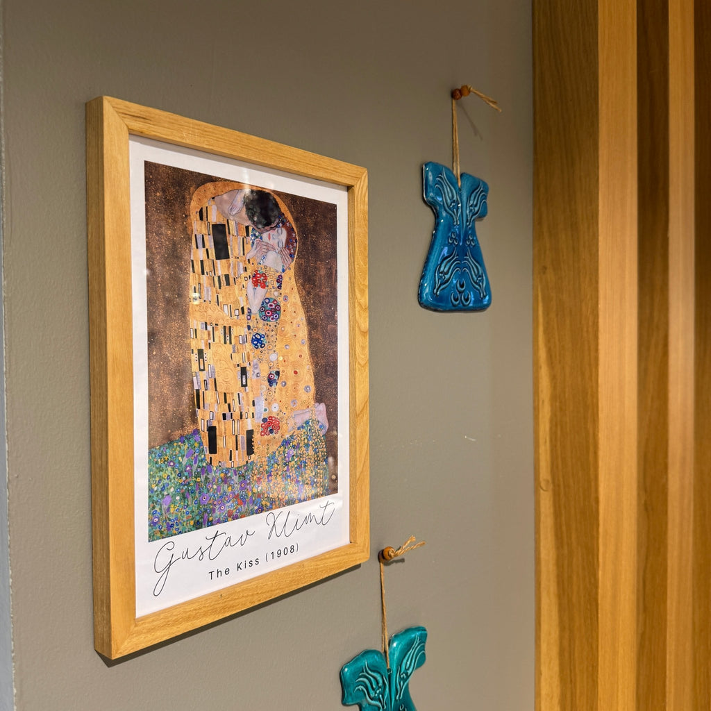 21x30 cm Meşe Naturel Ahşap Çerçeve | El Yapımı Poster ve Sanat Baskı Çerçevesi A4 Boyut - FlorenziArt