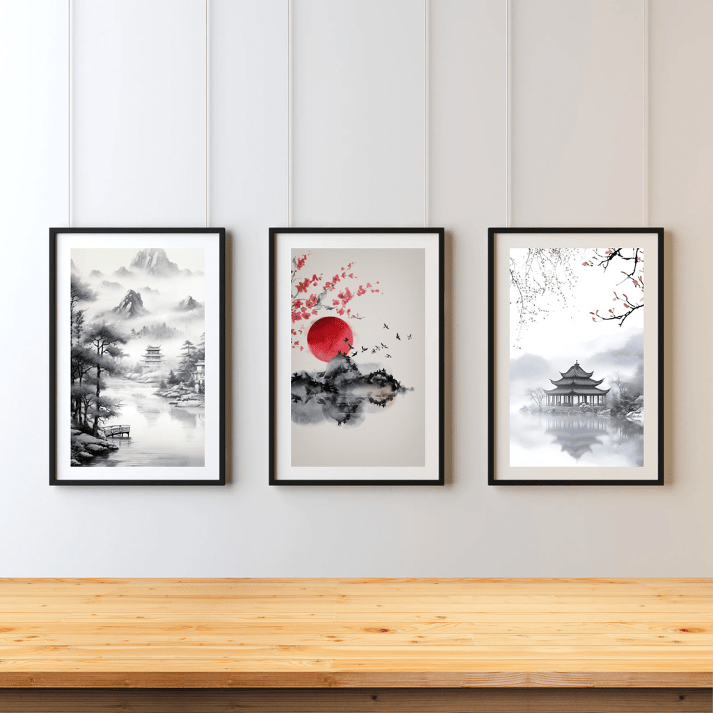 21x30 cm Meşe Siyah Ahşap Çerçeve (A4 Boyut) - FlorenziArt