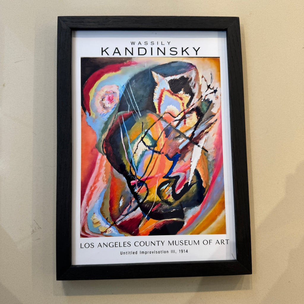 21x30 cm Siyah Meşe Ahşap Çerçeve | El Yapımı Modern Poster ve Sanat Baskı Çerçevesi - FlorenziArt