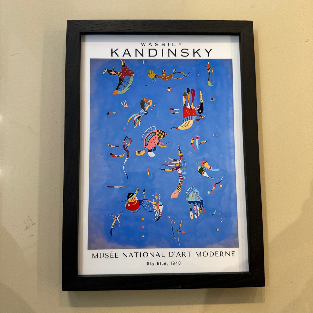 21x30 cm Siyah Meşe Ahşap Çerçeve | El Yapımı Modern Poster ve Sanat Baskı Çerçevesi - FlorenziArt