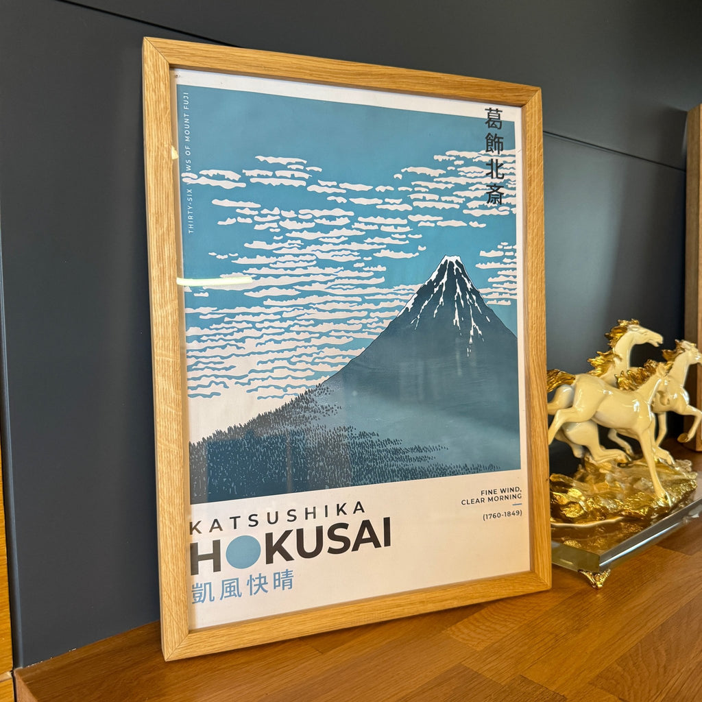 3’lü 30x40 cm Naturel Meşe Galeri Duvarı Poster ve Sanat Baskısı Çerçeve Seti - FlorenziArt
