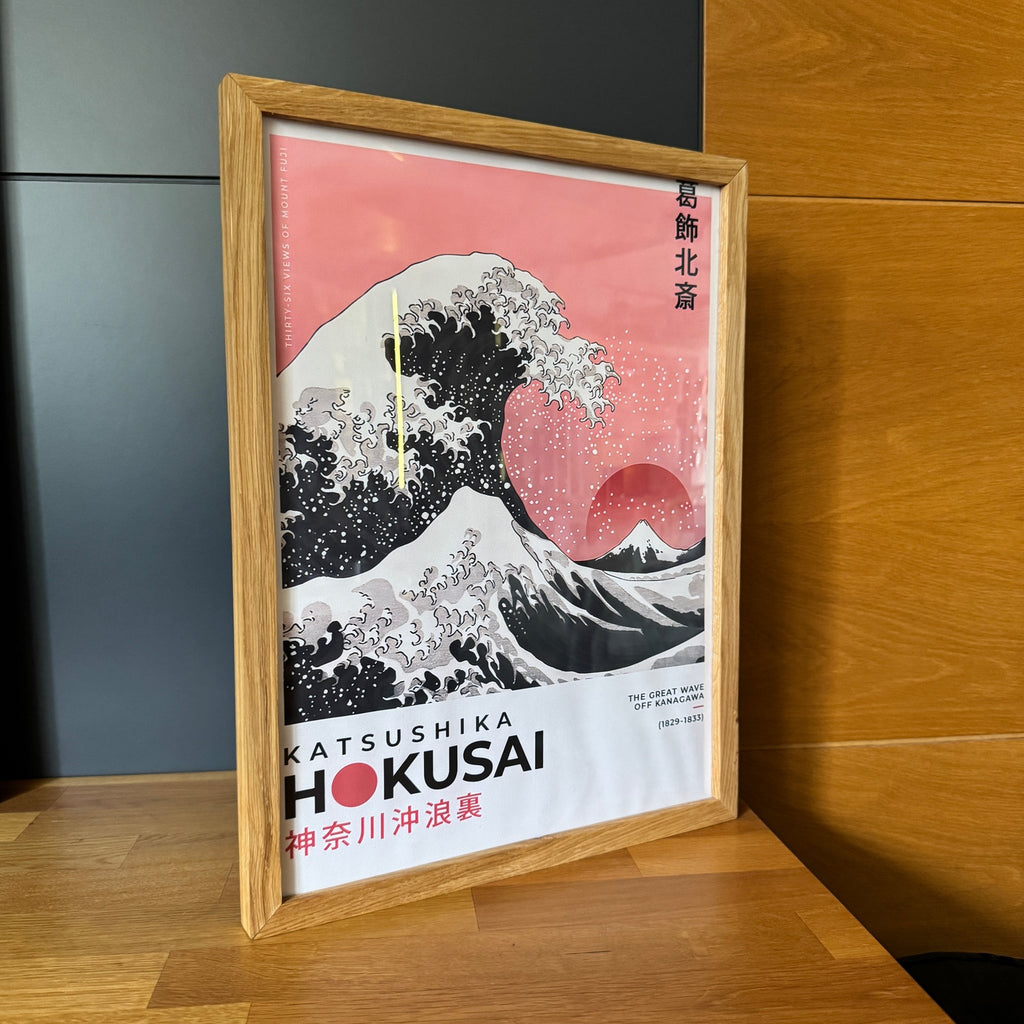 3’lü 30x40 cm Naturel Meşe Galeri Duvarı Poster ve Sanat Baskısı Çerçeve Seti - FlorenziArt
