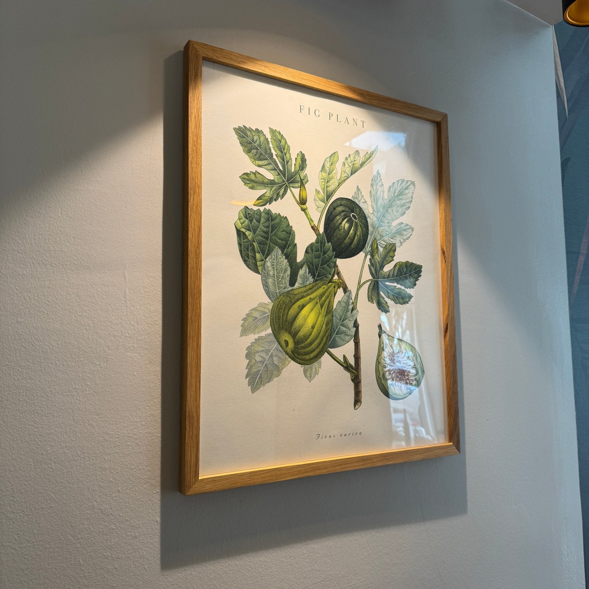 40x50 cm Naturel Meşe Poster ve Sanat Baskısı Çerçevesi | El Yapımı Ahşap Çerçeve - FlorenziArt