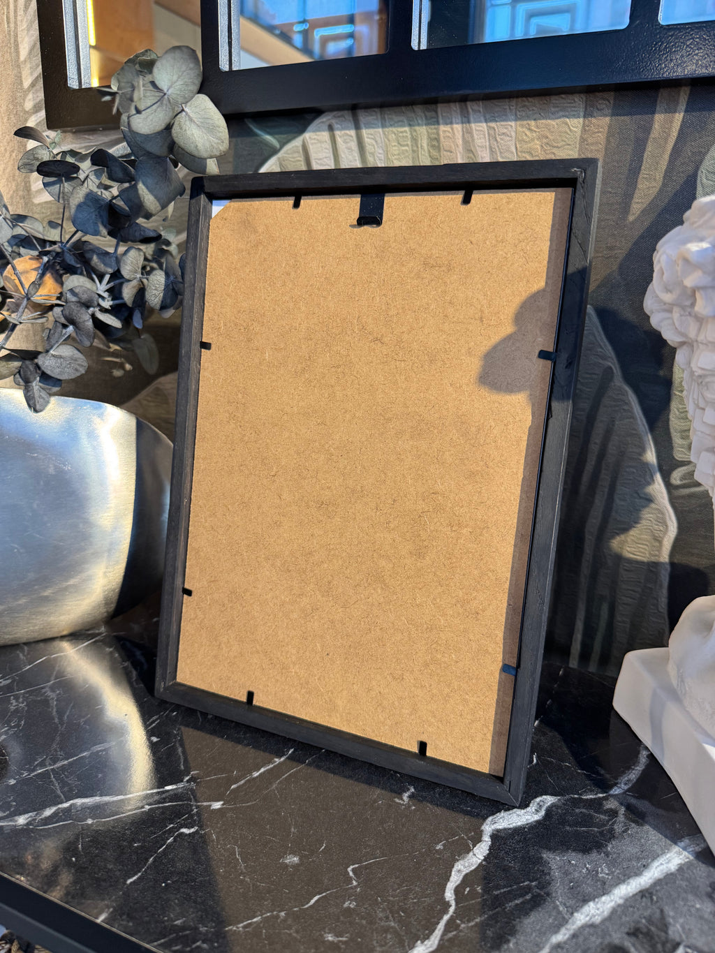 21x30 cm Meşe Siyah Ahşap Çerçeve (A4 Boyut) - FlorenziArt