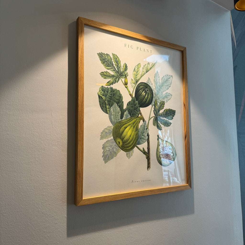 40x50 cm Naturel Meşe Poster ve Sanat Baskısı Çerçevesi | El Yapımı Ahşap Çerçeve