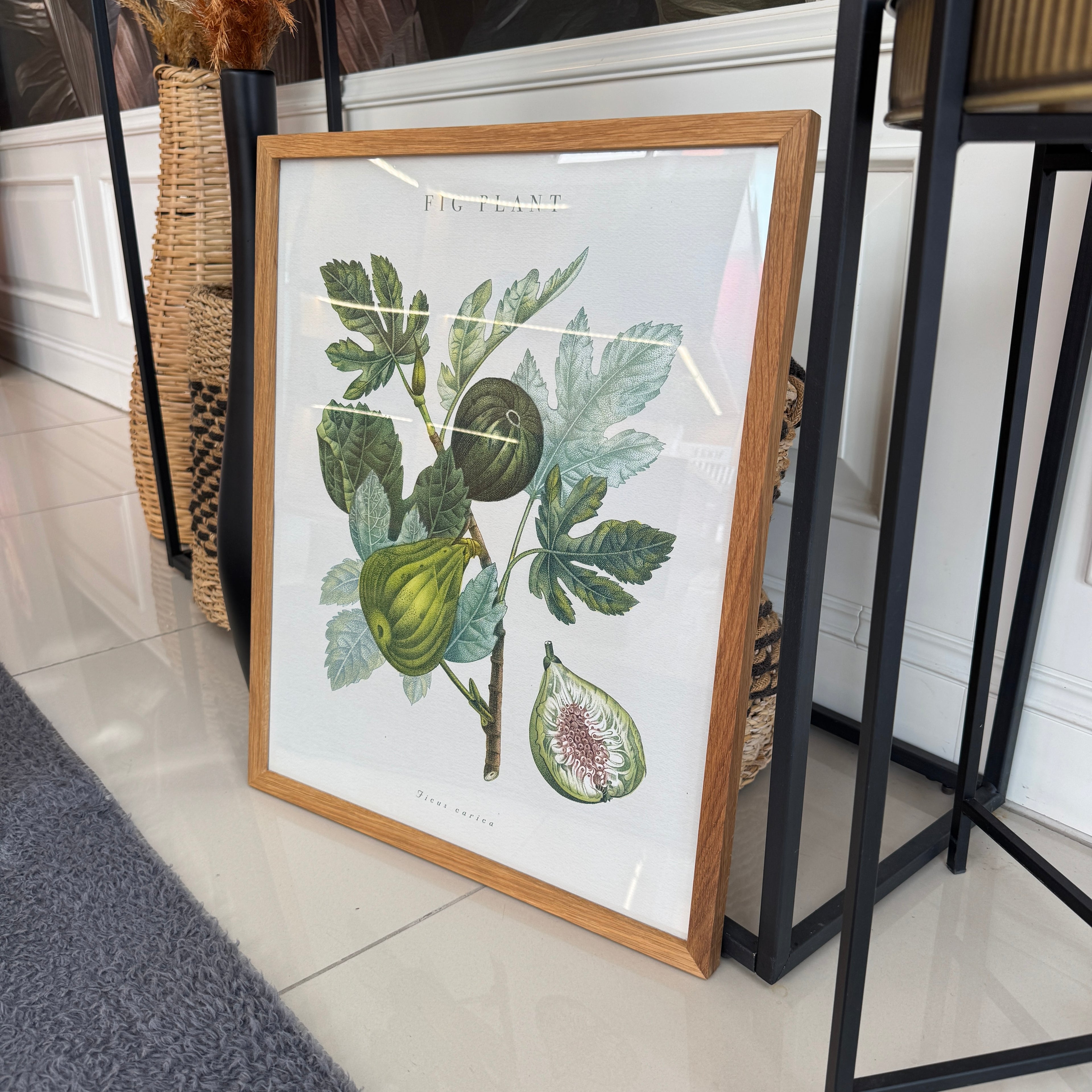 40x50 cm Naturel Meşe Poster ve Sanat Baskısı Çerçevesi | El Yapımı Ahşap Çerçeve