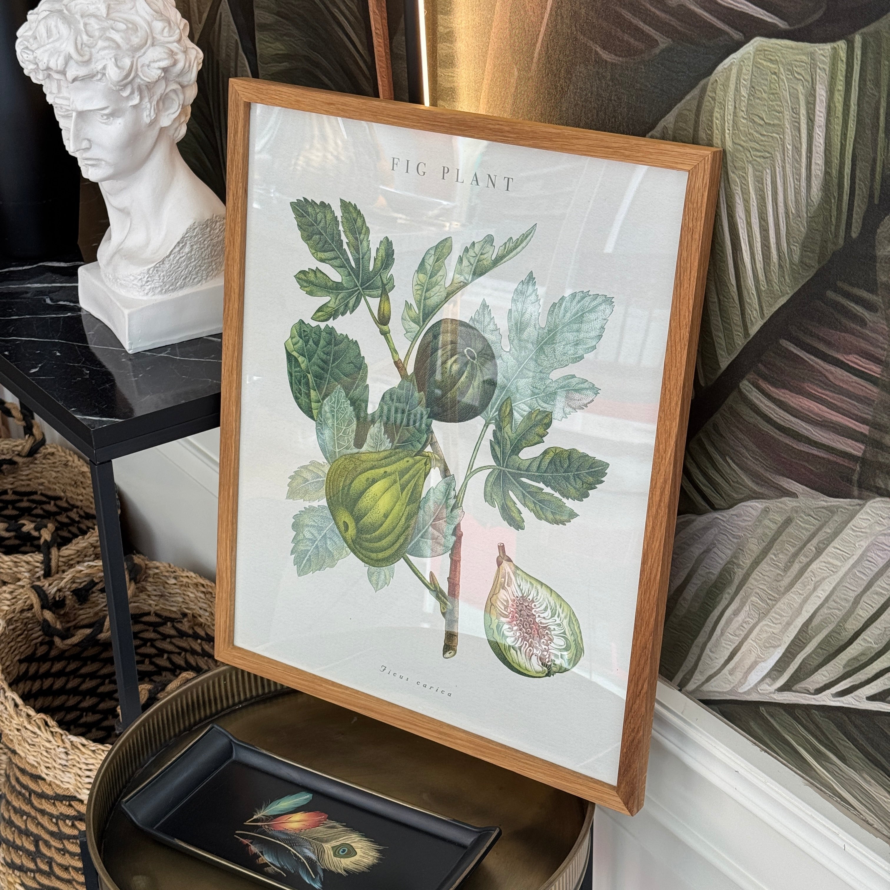 40x50 cm Naturel Meşe Poster ve Sanat Baskısı Çerçevesi | El Yapımı Ahşap Çerçeve