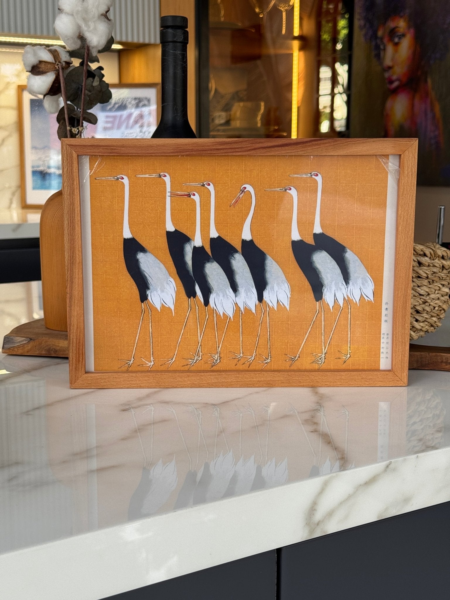 A4 21x30cm El Yapımı Masif Kayın Ahşap Çerçeve – Sanat Baskısı Dahil | Asmaya Hazır | İskandinav Stil - FlorenziArt