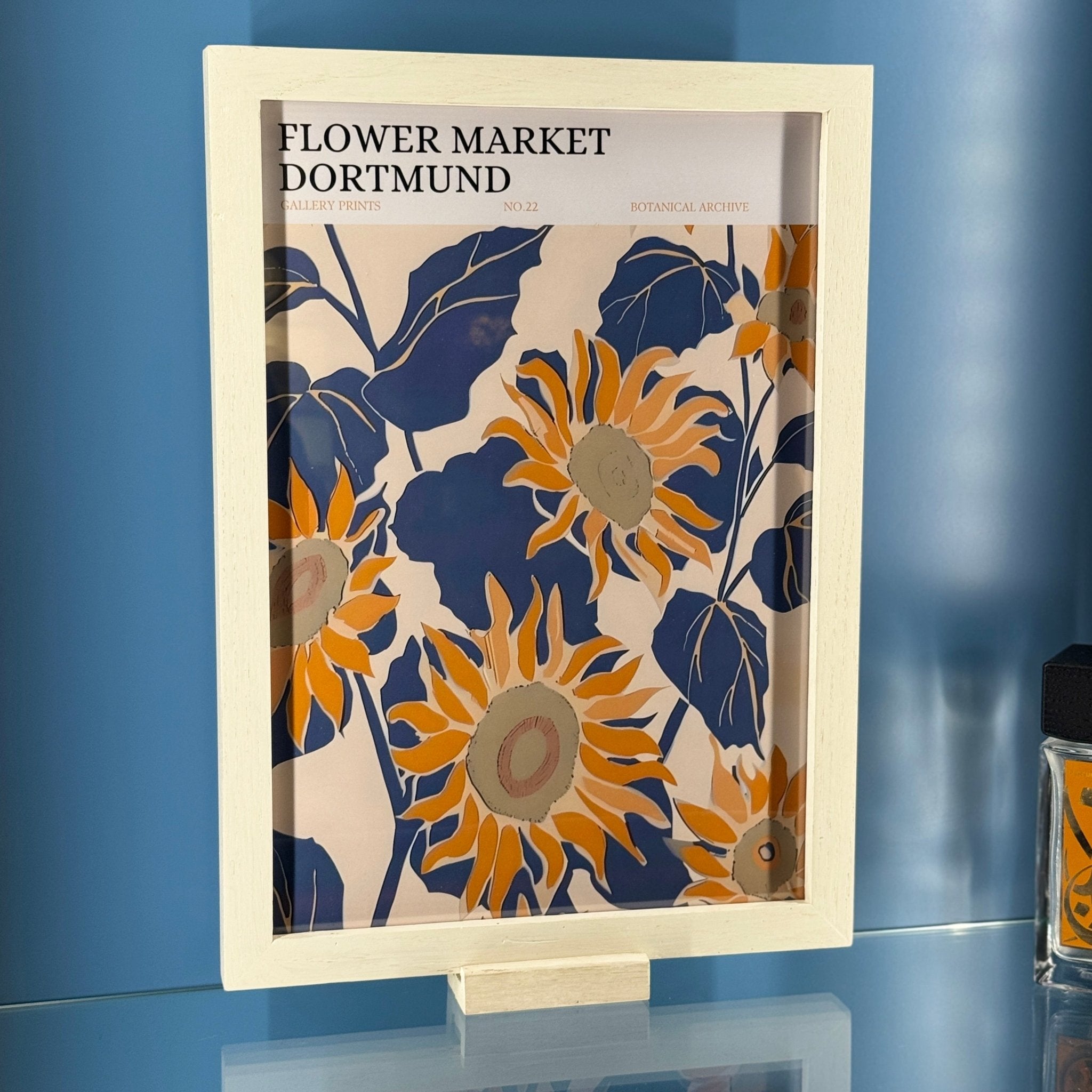 A4 El Yapımı Masif Meşe Ahşap Çerçeve – Renk Secenekli | Sanat Baskısı Dahil | İskandinav Stil - FlorenziArt