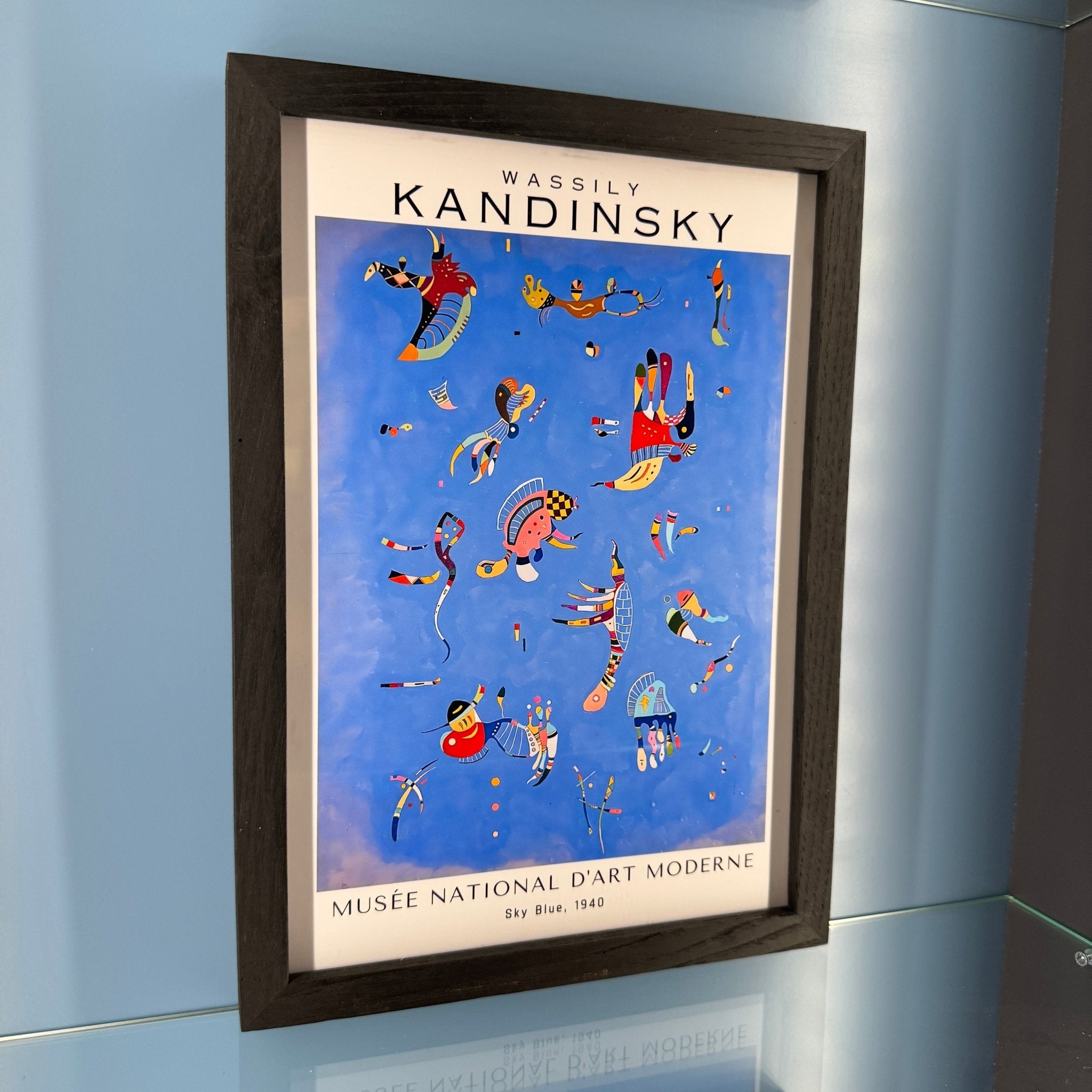 A4 El Yapımı Masif Meşe Ahşap Çerçeve – Renk Secenekli | Sanat Baskısı Dahil | İskandinav Stil - FlorenziArt