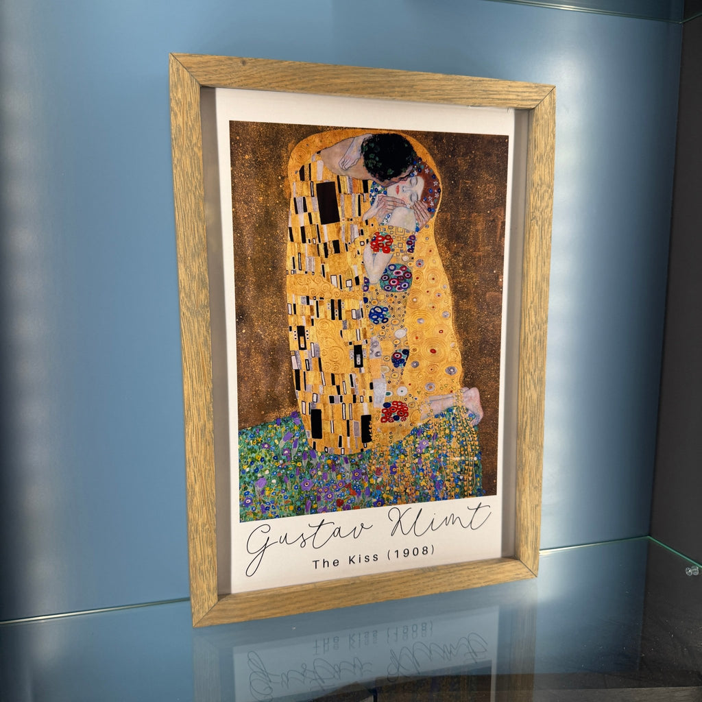 A4 El Yapımı Masif Meşe Ahşap Çerçeve – Renkli Seri | Sanat Baskısı Dahil | İskandinav Stil | Asmaya Hazır Ürün - FlorenziArt