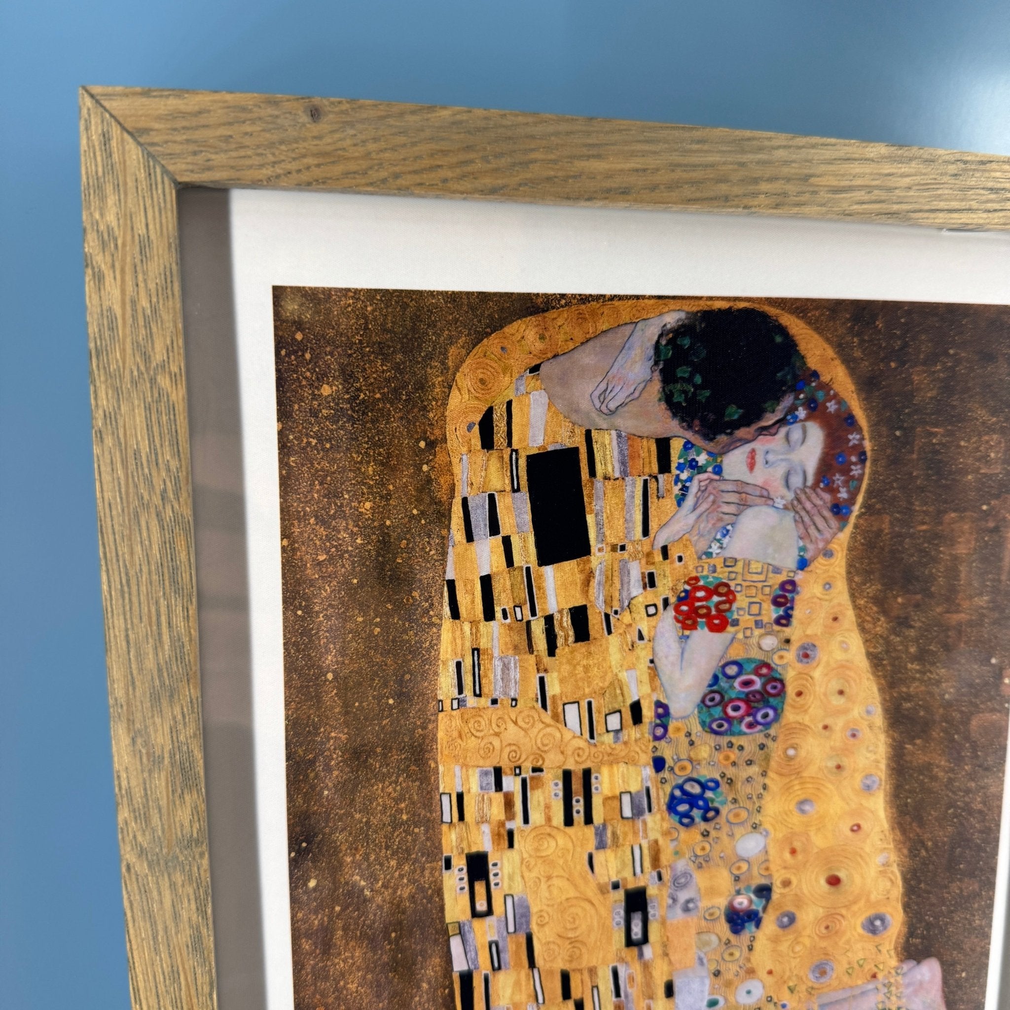 A4 El Yapımı Masif Meşe Ahşap Çerçeve – Renkli Seri | Sanat Baskısı Dahil | İskandinav Stil | Asmaya Hazır Ürün - FlorenziArt